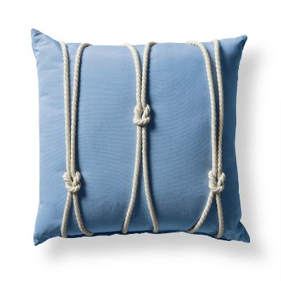 Yacht Knots Air Blue Outdoor Pillow Frontgate