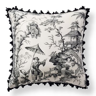 Scalamandre Pillement Toile Outdoor Pillow Frontgate