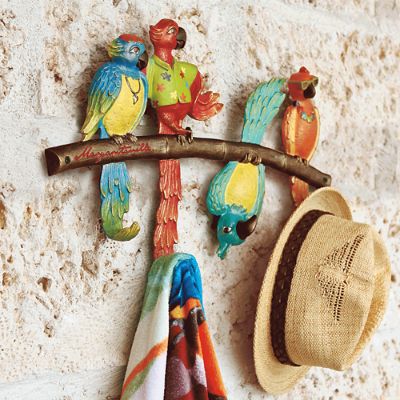 Margaritaville Parrot Head Towel Hooks Frontgate