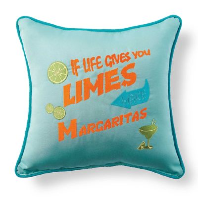 Margaritaville If Life Gives You Limes Throw Pillow Frontgate