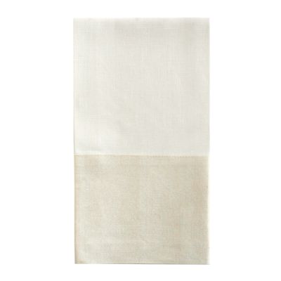 Metallic Linen Guest Towels, Set of Two by Dransfield & Ross Frontgate
