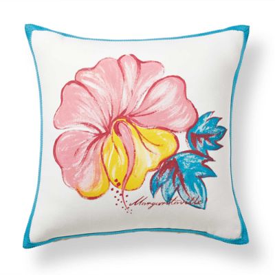 Margaritaville Hibiscus Throw Pillow Frontgate
