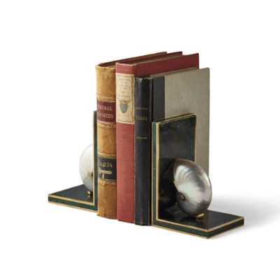 Penshell LShape Bookends Frontgate