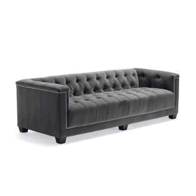 Preston Velvet Sofa Frontgate
