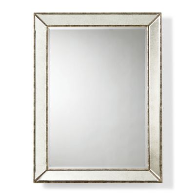 Beaded Beveled Wall Mirror Frontgate