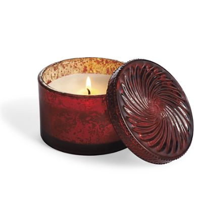 Mercury Glass Pressed Candle Jar Frontgate