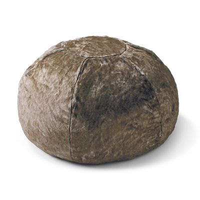 Luxe Faux Fur Bean Bag Chair in Chinchilla Frontgate
