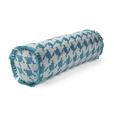 Houndstooth Fun Aruba Outdoor Bolster Pillow Frontgate