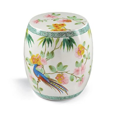 Floral Garden Stool Frontgate