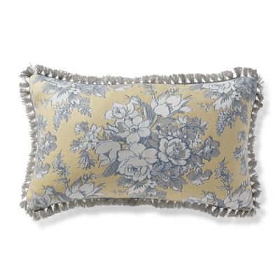 Valeraine Lemon Outdoor Lumbar Pillow Frontgate