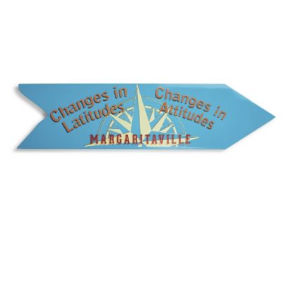 Margaritaville Latitude Changes Directional Sign Frontgate