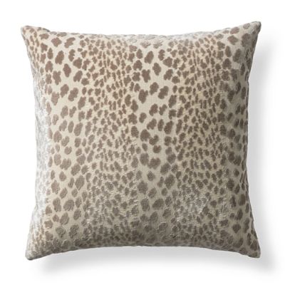 Snow Leopard Decorative Pillow Frontgate