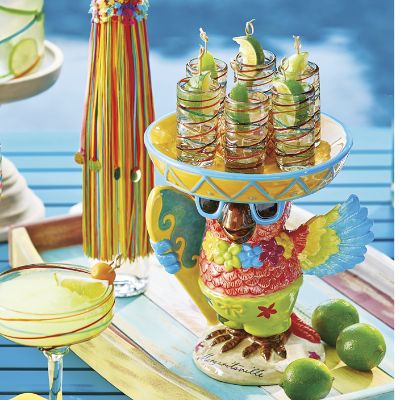 Margaritaville Shot Glass Holder with Six Shot Glasses Frontgate
