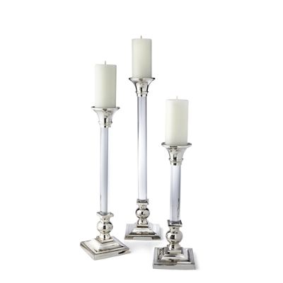 Lucite Candlesticks, Set of Three Frontgate