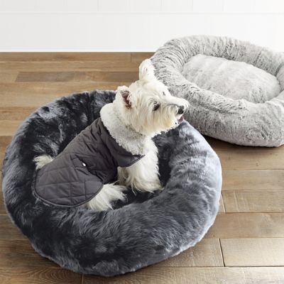 Faux Fur Pet Bed Frontgate