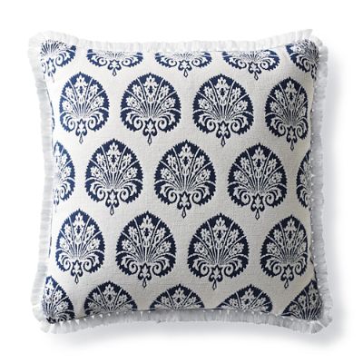 Denby Velvet Navy Indoor/Outdoor Pillow Frontgate