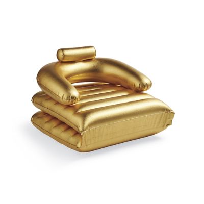 Metallic Gold Convertible Pool Chair Float Frontgate
