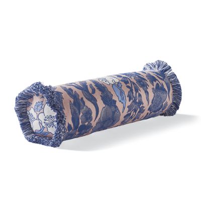Diamond Blooms Indoor/Outdoor Bolster Pillow Frontgate
