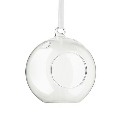 Glass Tea Light Holder Ornaments, Set of Twelve Frontgate