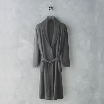 Cashmere RibKnit Robe Frontgate