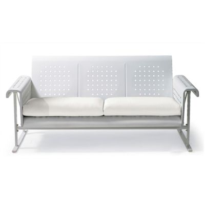 Retro Squares Glider Sofa Cushion Frontgate