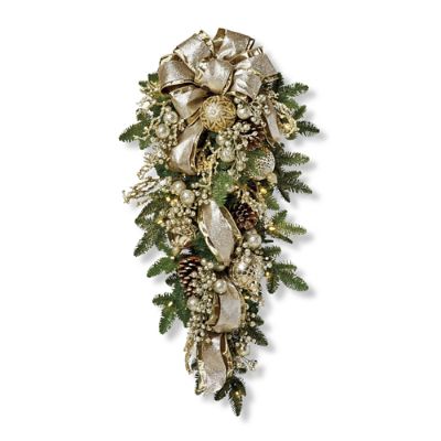 Gilded Elegance Cordless Outdoor 3' Swag Frontgate