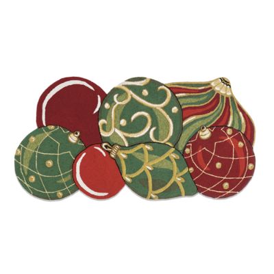 Christmas Ornament Door Mat Frontgate