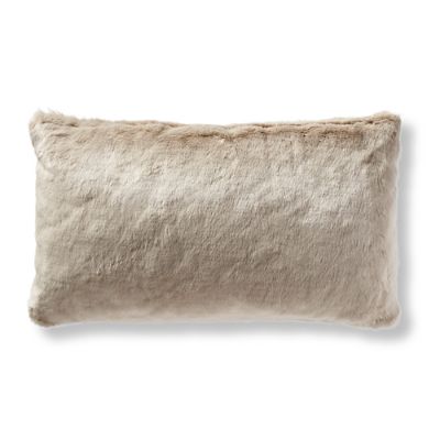 Fashion Faux Fur Matelassé Lumbar Pillow Cover Frontgate