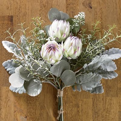 Protea and Eucalyptus 16" Bouquets, Set of Four Frontgate