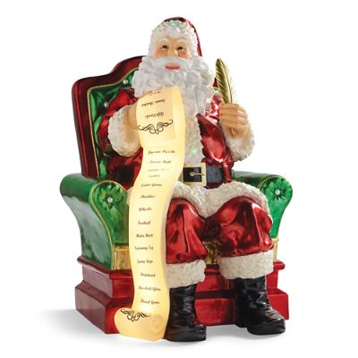 LED 48" Santa in Chair with List Frontgate