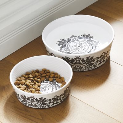 Elena Melamine Pet Bowl Frontgate