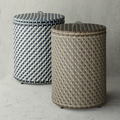 Harper Indoor/Outdoor Wicker Baskets Frontgate