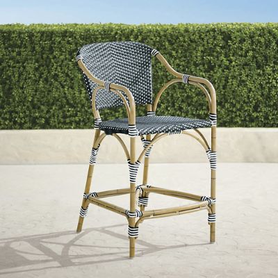 French Bistro Aluminum Counter Stool Frontgate