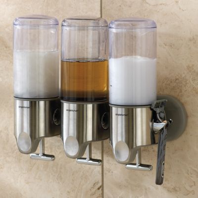 simplehuman® Triple Shower Dispenser Frontgate