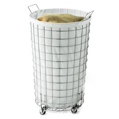 Round Wire Laundry Basket Frontgate