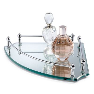 Belmont Personalized Corner Vanity Tray Frontgate