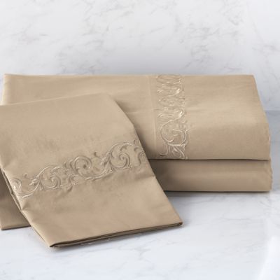 Resort 600 TC Embroidered Sheet Set Frontgate