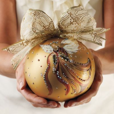 Natalie Sarabella Jeweled Flying Angel Ornament Frontgate