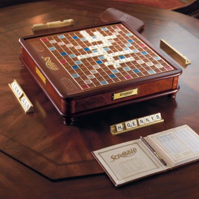 Scrabble Frontgate Luxury Edition Board Game Frontgate
