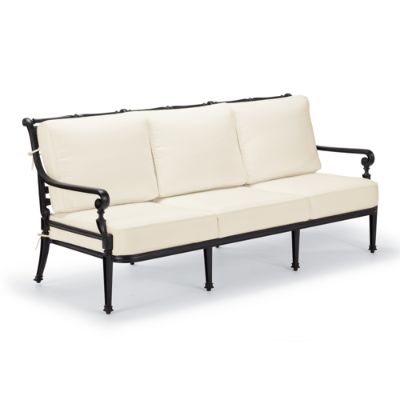 Carlisle Sofa with Cushions in Onyx Finish Frontgate
