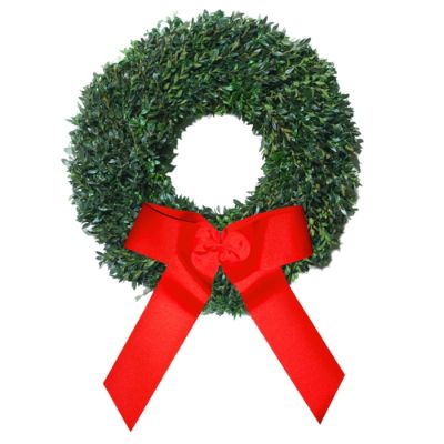 Fresh Distinctive Boxwood Holiday Wreath Frontgate