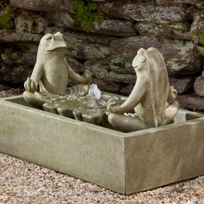 Zen Frog Fountain Frontgate