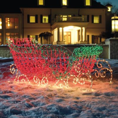 Santa's Lighted Sleigh Frontgate