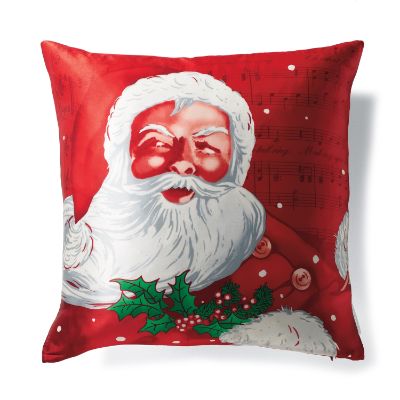 Vintage Santa Pillow Frontgate