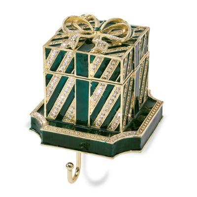 Green Gift Box Stocking Holder Frontgate