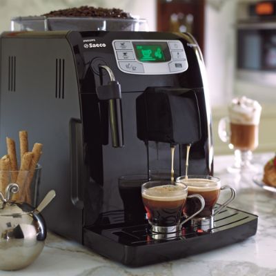 Philips Saeco Intelia Automatic Espresso Machine with FREE Cappuccinatore Frontgate