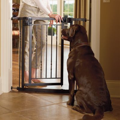 34inch Extra Wide Tension Mount Pet Gate Frontgate