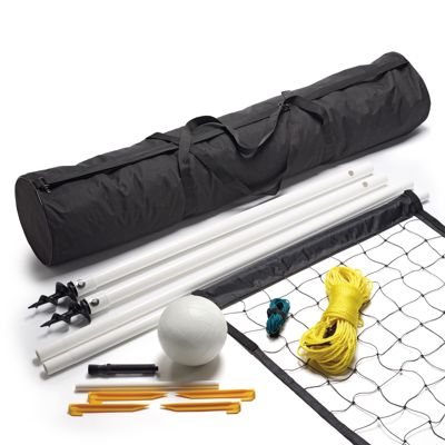 AugBrella Beach Volleyball Set Frontgate