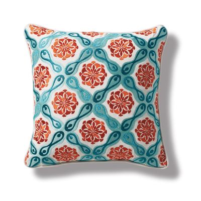 Tuscan Sun Embroidered Outdoor Pillow Frontgate
