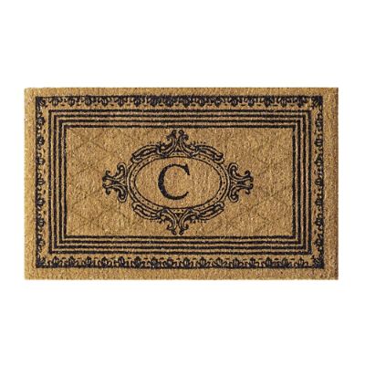 Estate Monogrammed Coco Door Mat Frontgate